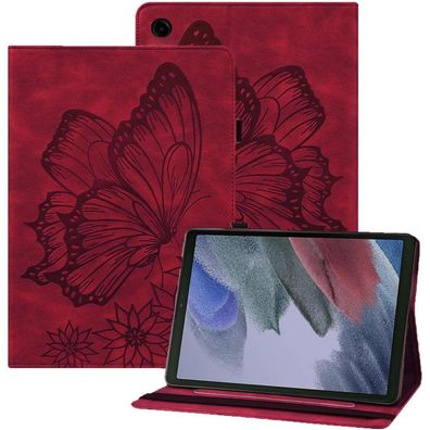 Rostsant Hülle für Samsung Galaxy Tab A9+ 11 Zoll, PU Leder Brieftasche mit