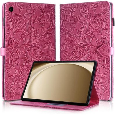 Rostsant Hülle für Samsung Galaxy Tab A9+ 11 Zoll, PU Leder Brieftasche Case