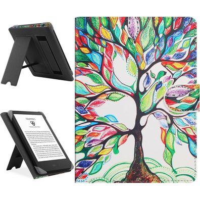 HoYiXi Universal Leder Schutzhülle für 6-6.8 Zoll E-Book Reader, mit