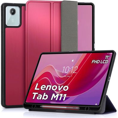 DLveer Hülle für Lenovo Tab M11 (11 Zoll) mit Stifthalter, Ständer & Auto