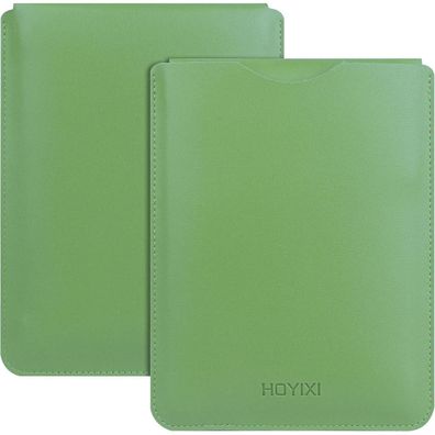 HoYiXi Schutzhülle für 6 Zoll E-Book Reader aus Leder, Grün
