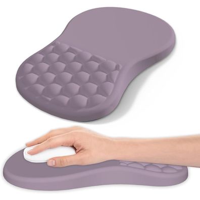 Ergonomisches Mauspad mit Handgelenkauflage aus Memory-Schaum, rutschfeste