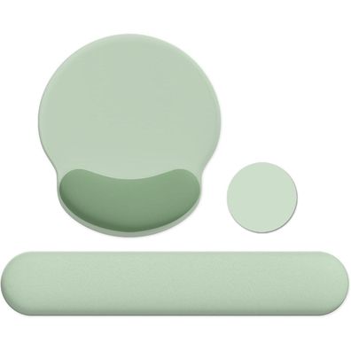 3-in-1 Handgelenkauflage Set: Mauspad mit Gelkissen, Handballenauflage