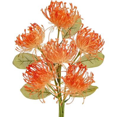 Briful 6er Set Kunstblumen Chrysanthemen, wie echt, mit biegsamem Stiel, 30cm