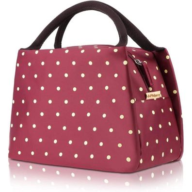Philorn Lunchtasche, Isolierte Picknicktasche, Wasserdicht, Wein Rot, 7.6L