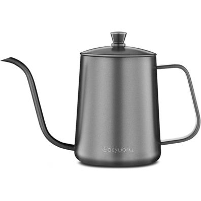 Easyworkz Gage Gooseneck Kaffeekanne 600ml, Edelstahl Schwanenhals