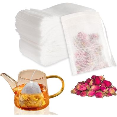 wodemeilon 1000 Teebeutel für losen Tee, 7x9 cm, Teefilter zum Selbstbefüllen
