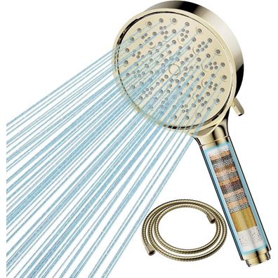 Cobbe Duschkopf mit 20-Schicht-Filter, Hochdruck Handbrause mit Schlauch, 6