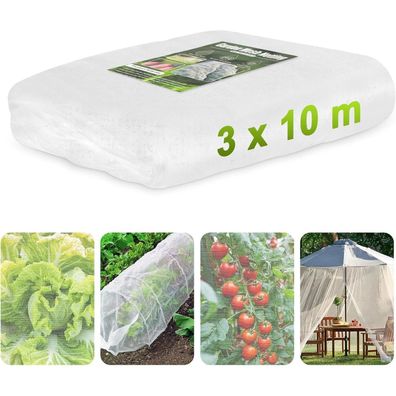 RIFNY Gemüseschutznetz 3x10m Feinmaschig - Insektenschutz für Garten, Hochbeet