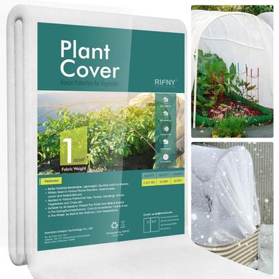 RIFNY Wintervlies für Pflanzen, 3x15M Gartenvlies Frostschutz
