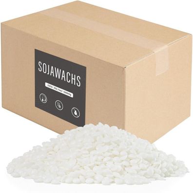 BOYUJK Sojawachs für Kerzen 10kg - Premium Natürliches Kerzenwachs aus
