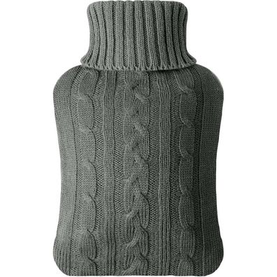 Vicloon Premium Wärmflasche mit weichem Strickbezug, 2L, Bettflasche mit
