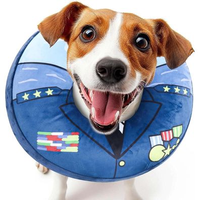 SuplutuX Halskrause für Hunde & Katzen, Bequem & Einstellbar, Leckschutz für