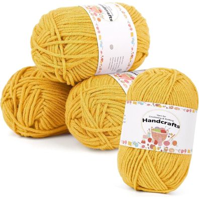 Aeelike 200g Häkelgarn Baumwolle zum Stricken, Langlebiges Amigurumi-Set