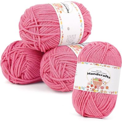 Aeelike 200g Häkelgarn Baumwolle zum Stricken, Langlebiges Amigurumi-Set