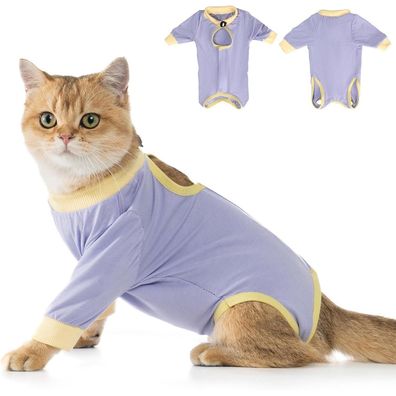 Avont Katzenbody nach OP Erholungsanzug Recovery Suit für Katze, Bauchwunden