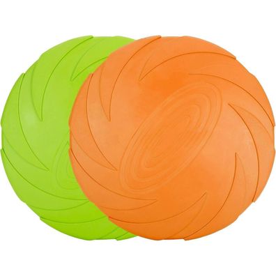 Vivifying Hundefrisbee Set (2 Stück, 15cm) aus Natürlichem Kautschuk für Land