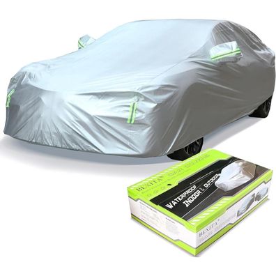BEXITA Autoabdeckung Vollgarage L (max. 490cm) - Staubdicht, Winddicht