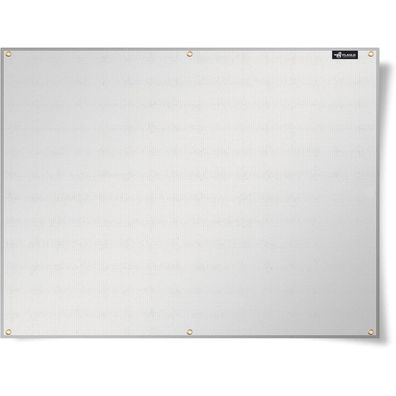 FLASLD Hitzeschutzmatte Aluminium 50x76 cm - Schutz für Geländer, Wand und mehr