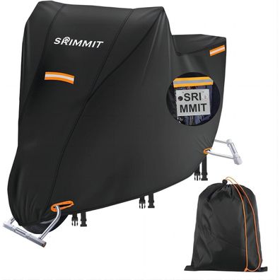 Srimmit Motorradplane XXXXL (270x95x140 cm) Wasserdicht Outdoor 420D Oxford mit