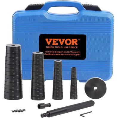 VEVOR 52-teiliger Radlager Druckstück Treibsatz, Lager Druckstücke Satz 18-65 mm