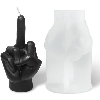 Nicavkit Große Hand-Finger Silikonform für Kerzen, Seifen und mehr - DIY