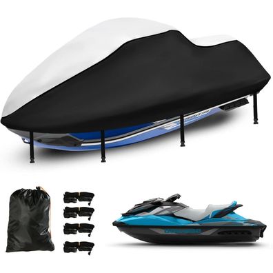Srimmit Jet Ski Abdeckung Wasserdicht 420D Schwerlast für Yamaha, Seadoo