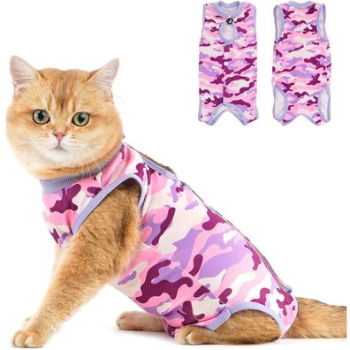 Avont Katzenbody nach OP Erholungsanzug Recovery Suit für Katze, Bauchwunden