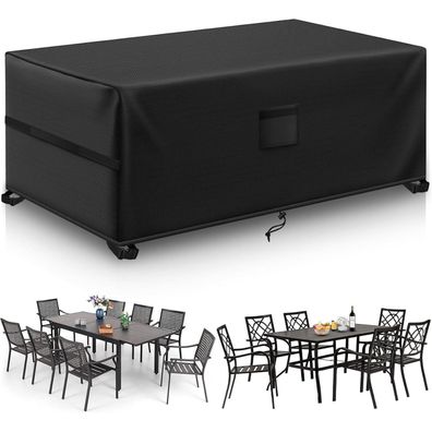 Kovshuiwe 420D Heavy Duty Schutzhülle für Gartenmöbel, 213x132x74cm