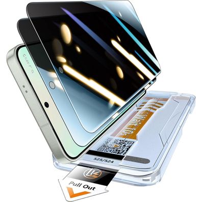 LK Sichtschutz Panzerglas für Samsung Galaxy S25/S24 (2 Stück) - 9H Härte