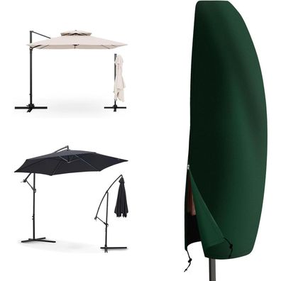 PATIO PLUS Sonnenschirmhülle für Freischwinger, wasserdichtes PE-Gewebe, mit