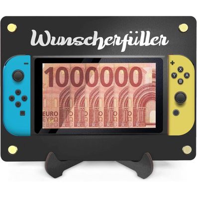 Gamer Geldgeschenk aus Holz mit Ständer - Einzigartige Gaming Zimmer Deko und