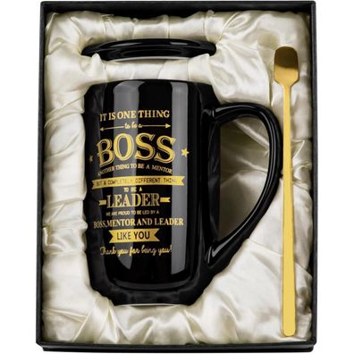 Bester Chef Tasse, Danke Geschenk für den Chef - Beidseitig bedruckt, 18 Unzen
