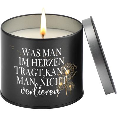 Prstenly Trauergeschenk Kondolenzkerze mit Spruch - Trost für Verstorbene