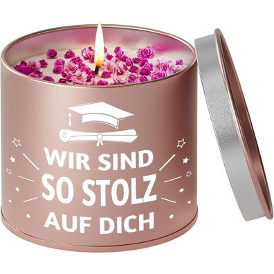 Prstenly Lavendel Duftkerze 9OZ - Perfektes Geschenk zum Bachelor und Master