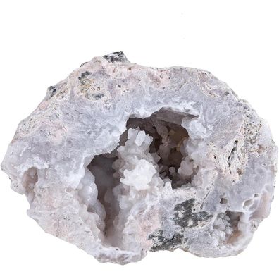 Nupuyai Natürlicher Achat Stein Druse Geode Kristall für Haus & Garten