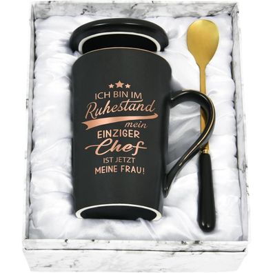 Joymaking Keramik Kaffeetasse 400ml - Lustiges Ruhestand Geschenk für Rentner