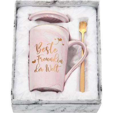 Joymaking Beste Freundin Geschenk Kaffeetasse mit Spruch "Beste Freundin der