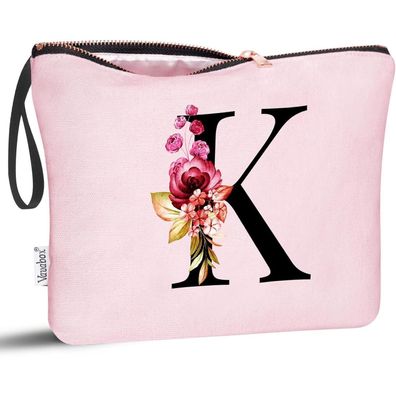 Vavabox Personalisierte Kosmetiktasche mit Initialen - Perfektes Geschenk für