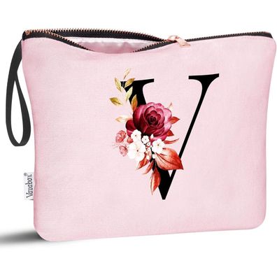 Vavabox Personalisierte Kosmetiktasche mit Initialen - Perfektes Geschenk für