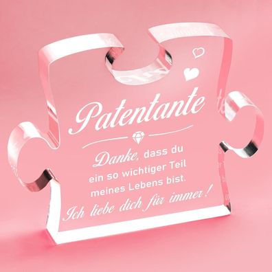 Giftasy Patentante Geschenk - Acryl Puzzle, Ideales Geschenk für die beste