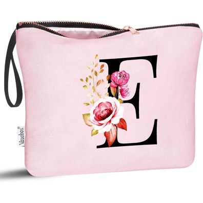 Vavabox Personalisierte A-Z Kosmetiktasche mit initialem Aufdruck - Perfektes