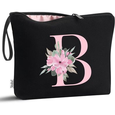 Vavabox Personalisierte Kosmetiktasche mit A-Z Initialen - Perfektes Geschenk