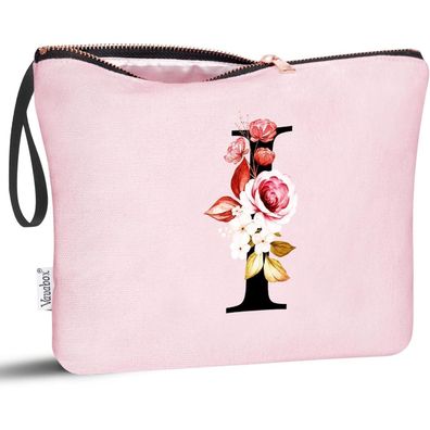 Vavabox Personalisierte A-Z Kosmetiktasche mit Initialen - Geschenk für Frauen