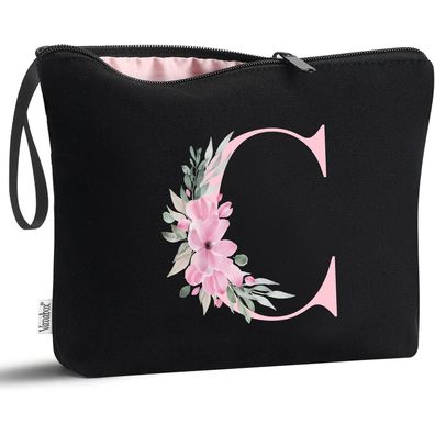Vavabox Personalisierte A-Z Kosmetiktasche mit Herz-Design - Perfektes Geschenk