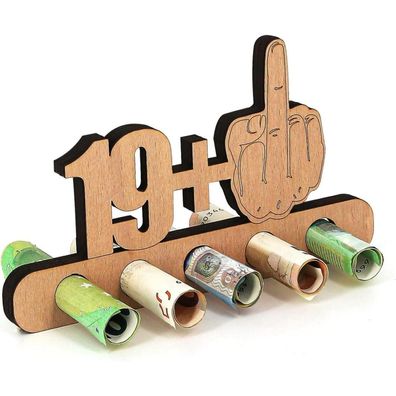 Giftota 20. Geburtstag Geldgeschenk aus Holz - Originelles und lustiges