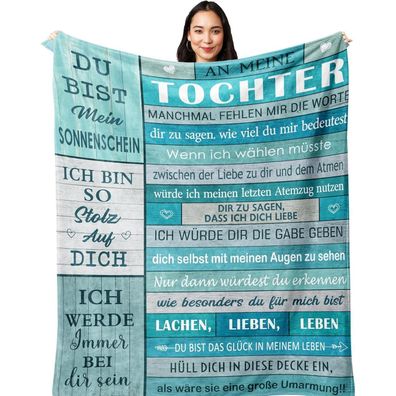 Yesbird Flanelldecke für Tochter - Kuschelig & Warm, Perfektes Geschenk für