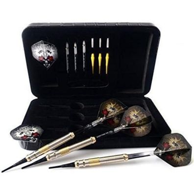 Cuesoul Dragon Deluxe Soft Dartpfeile Set, 16g, inklusive Luxus-Etui