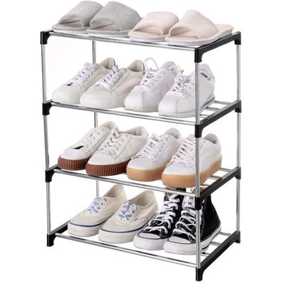 Jucaifu Stapelbares Schuhregal für Eingangsbereich, Flur und Schrank