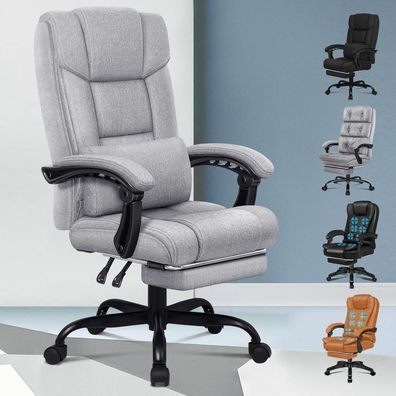 Alfordson Ergonomischer Bürostuhl mit Netzgewebe, 150° Liegeposition und 180 kg